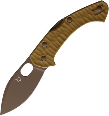 Fox Anso Zero  2.0 Desert Warrior Lockback Coyote Tan Folding Becut Pocket Knif