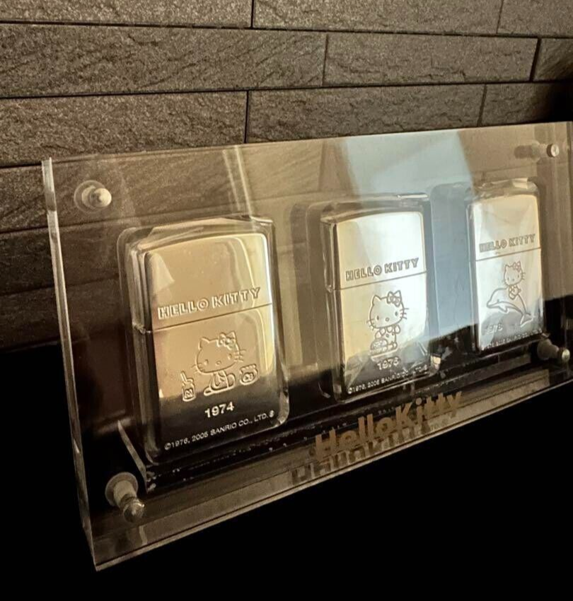 Zippo Lighter Sanrio Hello Kitty 2005 Official 3 Piece Set