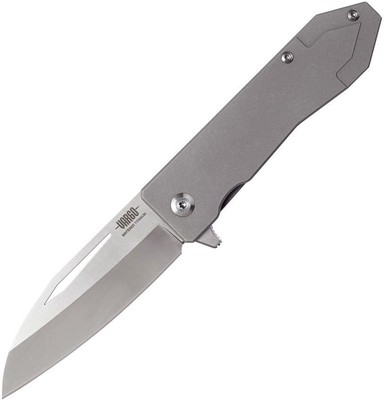 Vargo Sobata 398 Titanium Handle Ceramic Framelock Folding Pocket Knife - T-500