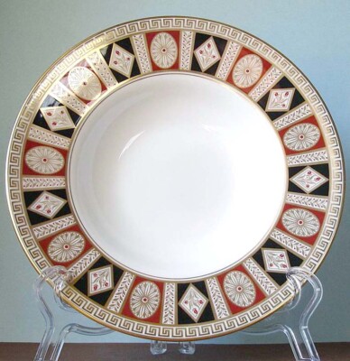Minton Alhambra Rim Soup Bowl 8'' Made in England New