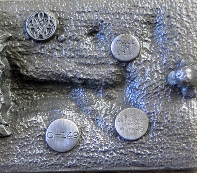 Harness Racing Horse Buggy Bergamot Brass Works 1980's Vintage Belt Buckle