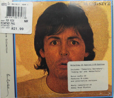 MCCARTNEY II SPECIAL 2 CD EDITION CD [NEW SEALED] PAUL MCCARTNEY {41 1/2}
