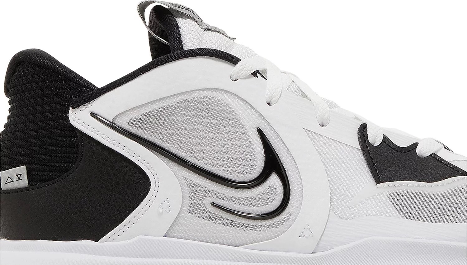 

Nike Kyrie Low 5 TB White Wolf Серые черные кроссовки Обувь DJ6012-102 Мужские 12, Белый, Nike Kyrie Low