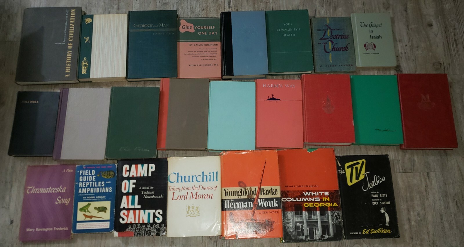 Huge Lot of 201 Books Mostly Vintage 1950s-Forward Hardcovers and Paperbacks
