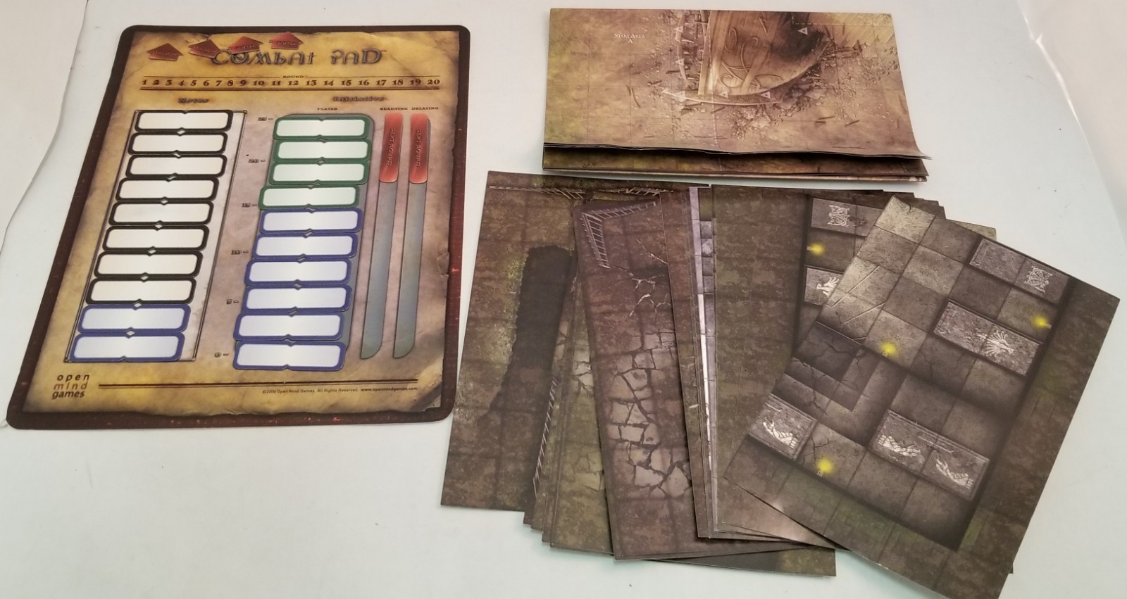 Huge Lot of USED Pathfinder Flip-Tiles ~Dungeon~Forest~Decor~ RPG ~Paizo~