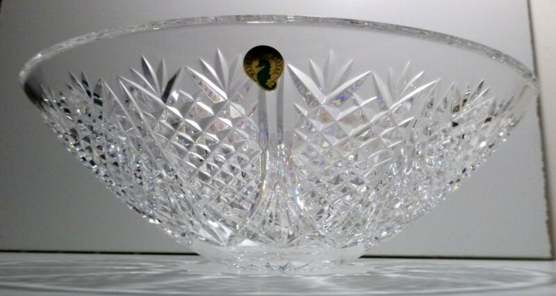 *rare* Waterford Crystal Waterville (2008-) Centerpiece Bowl 13" Made In Ireland