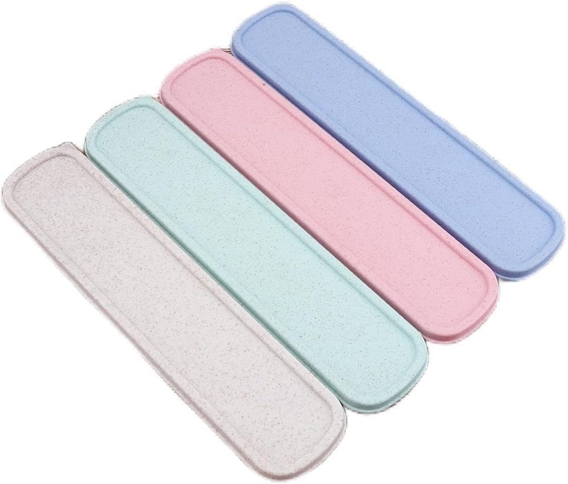 4Pcs Portable Flatware Box Travel Tableware Storage Case Box, Utensil Case Flatw