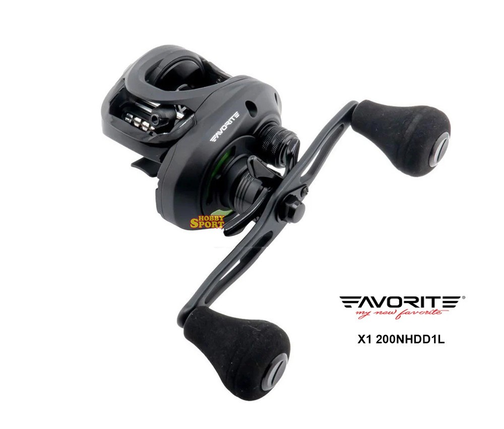 MULINELLO CASTING 12BB FAVORITE X1 200NHDD1L  ROTANTE 6,4:1  PESCA SPINNING