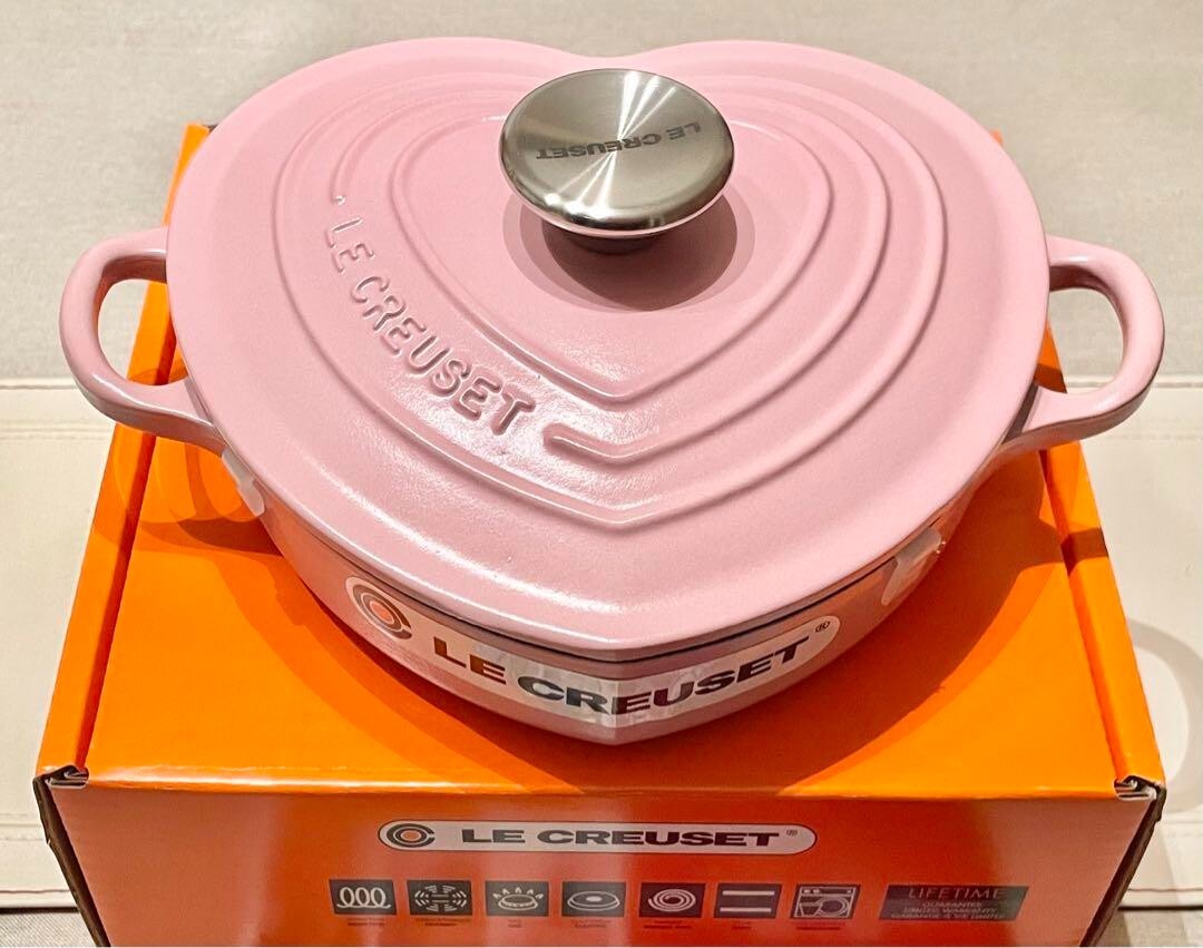Le Creuset Cocotte D'amour Dish sugar pink 20cm 1.0L shallow
