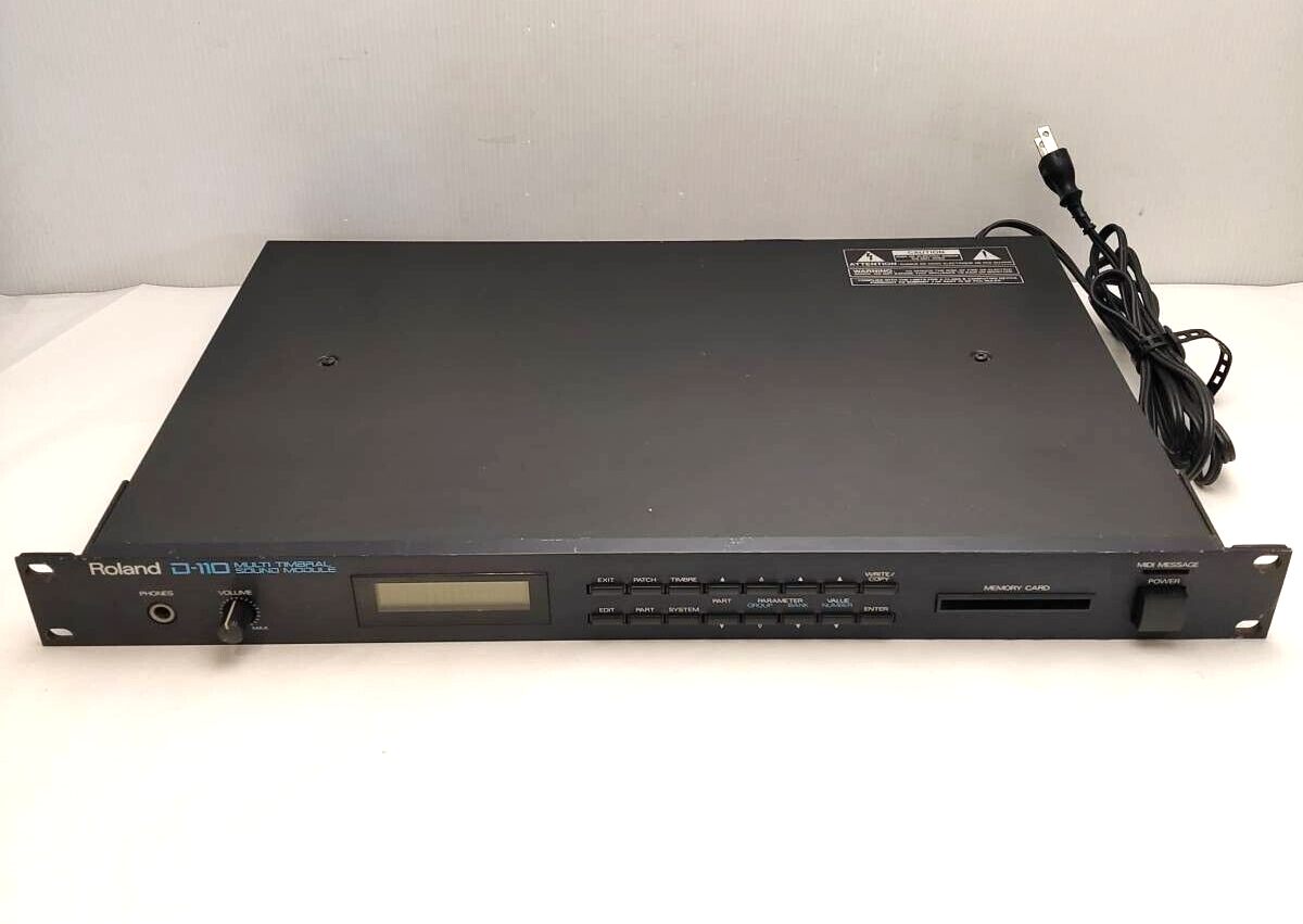 Roland D-110 マルチティンバルサウンドモジュール Roland D-110 マルチティンバルサウンドモジュールと専用