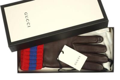 

НОВЫЕ МУЖСКИЕ ПЕРЧАТКИ GUCCI ИЗ КОЖИ ЯГНЕНКА КОРИЧНЕВОЙ С ДЕТАЛЯМИ ПАУТИНКИ НА ПОДКЛАДКЕ 100% КАШЕМИРА 9,5/М, Коричневый