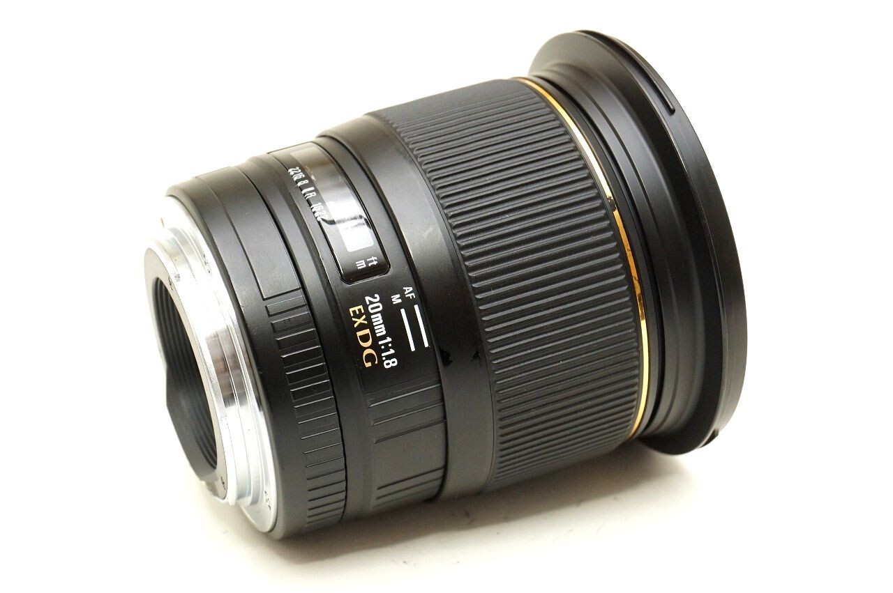 SIGMA 20mm F1.8 EX DG Canon EFマウント □ SIGMA 20mm f/1.8 EX DG For Canon EF Mount From Japan
