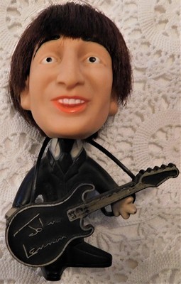 Beatles Remco Doll Set of Four Hard Body Dolls with Instruments and Boxes