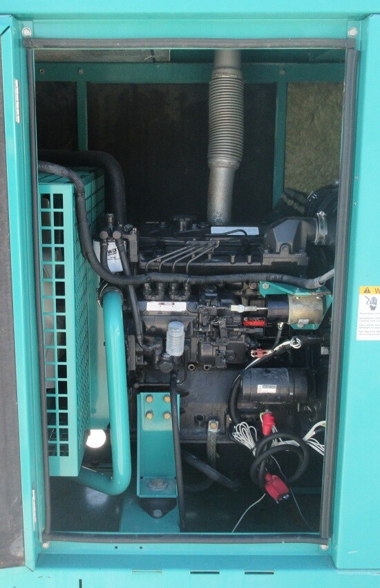 35 kw Cummins / Onan QuietSite Diesel Generator / Genset - Load Bank Tested