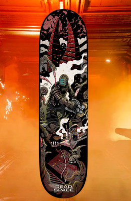 Dead Space Limited Run Skateboard Skate Deck Isaac Figure NO Wheels or Trucks