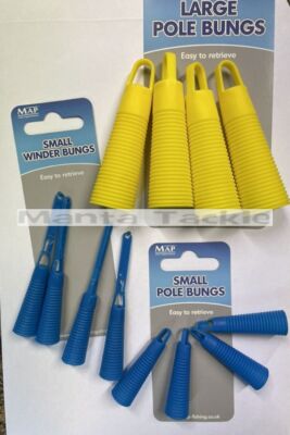 NEW 4 x Map Pole Whip Bungs Elastication Top Kit Small - Small Winder - Large 