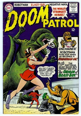 DOOM PATROL #100 in FN condition a 1965 Silver Age DC comic  origin of Beast Boy