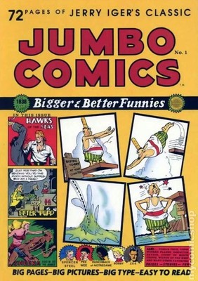 Jerry Iger's Classic Jumbo Comics SC #1-1ST VG 1985 Stock Image Low Grade