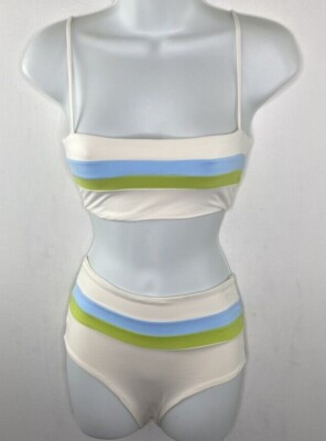 L*Space Women's $198 Portia Striped Bikini Swim Set Size S