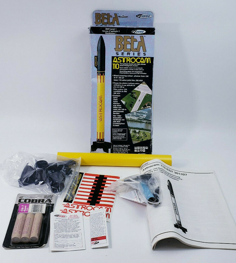 Купить Модель ракетной техники Vintage Unbuilt Estes Astrocam 110