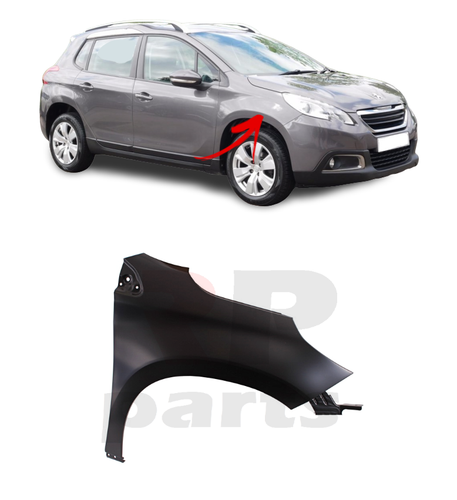 FOR PEUGEOT 2008 2013-2019 NEW FRONT WING FENDER FOR PAINTING RIGHT 9678733980