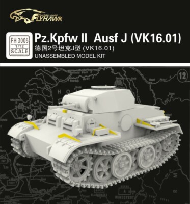 Flyhawk FH3005 1/72 German Pz.Kpfw II Ausf J (VK16.01)