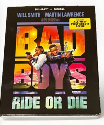 Bad Boys: Ride or Die - Blu-ray + Digital - New Sealed With Slip Cover