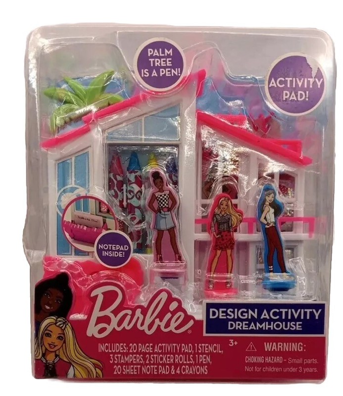 Barbie Dreamhouse - Design Activity Dreamhouse Incl Stampers Stickers Pen