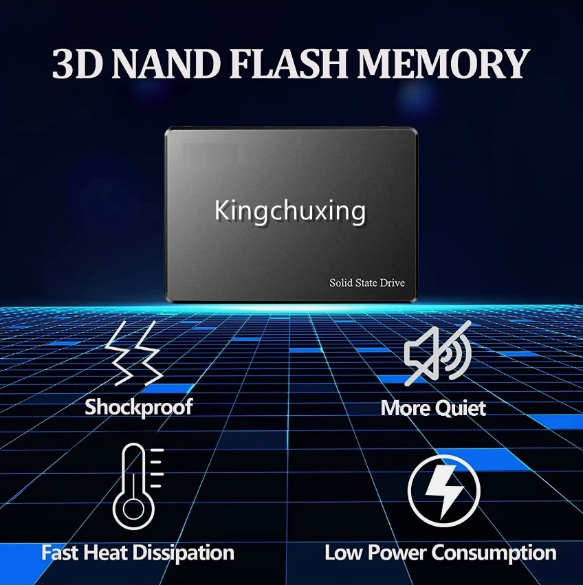 Kingchuxing 1TB 512GB SSD 2.5'' SATA III Internal Solid State Drive 550MB/s* Lot