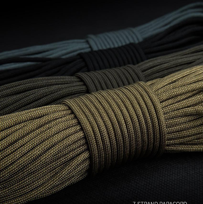 50-100 Feet 550 Paracord Parachute Cord Lanyard Mil Spec Type III 7 Strand Core