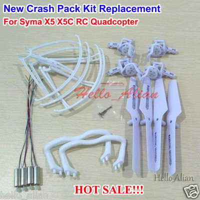 New Crash Pack Kit Replacement Spare Parts For Syma X5 X5C RC Drone Quadcopter