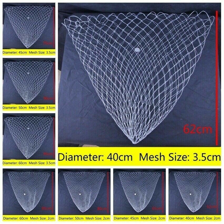 Ersatz Kescher Netz Hohe Stärke Fisch Tasche Verschiedene Größen
