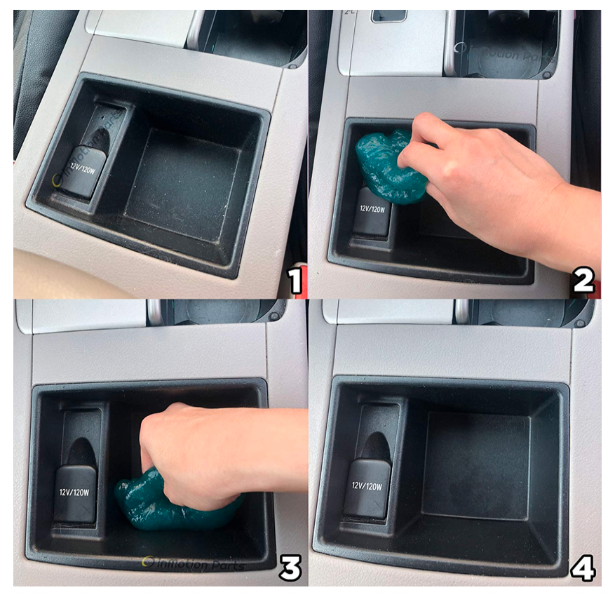 Visbella Jelly Cleaning Putty Magic Gel Slime Remove Dust,Dirt,Hair,Crumbs 2.8oz