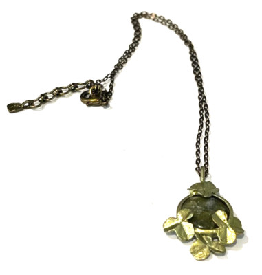 MICHAEL MICHAUD Irish Connemara Marble and Clover Necklace 9045