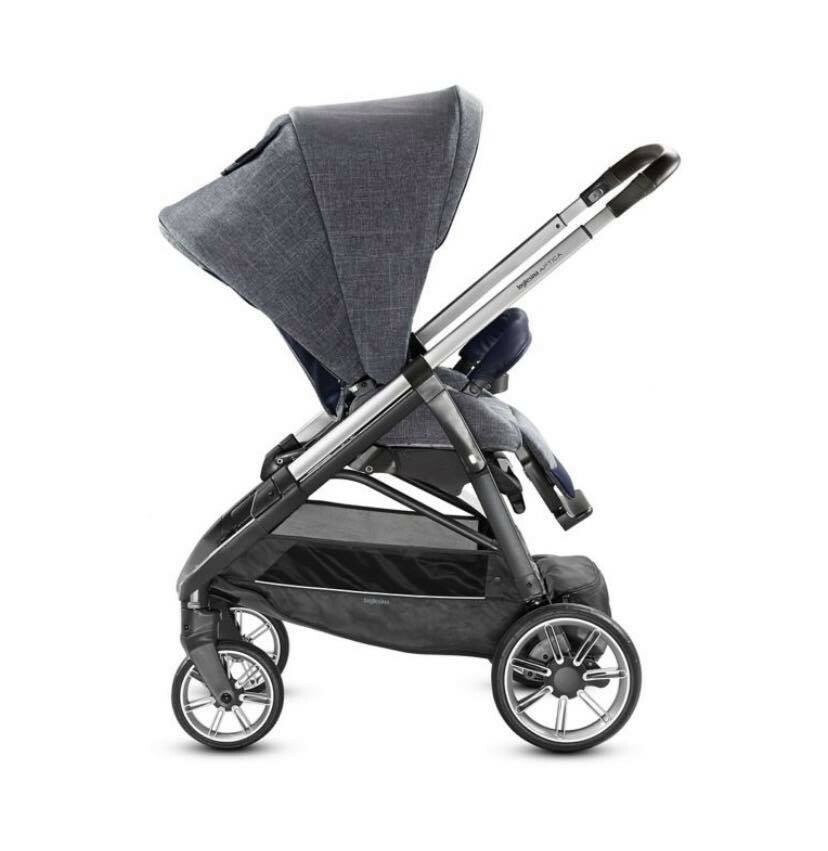 Inglesina Aptica One Hand Open Close Compact Fold Baby Stroller Niagara Blue NEW