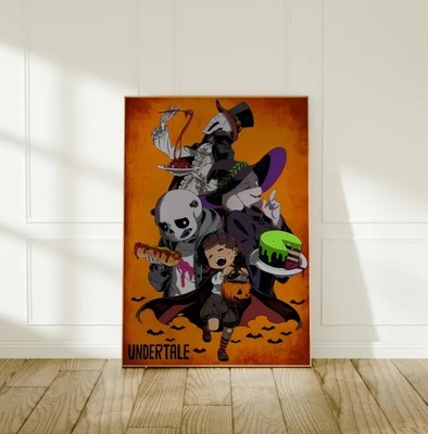Undertale Game Poster, Frisk Character Art, Gaming Wall Art