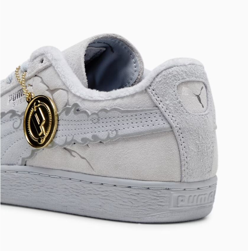 Pre-owned Puma X One Piece Gear 5 Luffy Suede Sneaker White Gray Us7-11 396524 2024