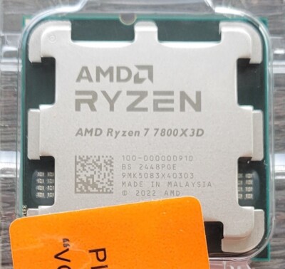 AMD Ryzen 7 7800X3D Processor 5.0 GHz 8 Cores AM5 - READY TO SHIP FROM UK