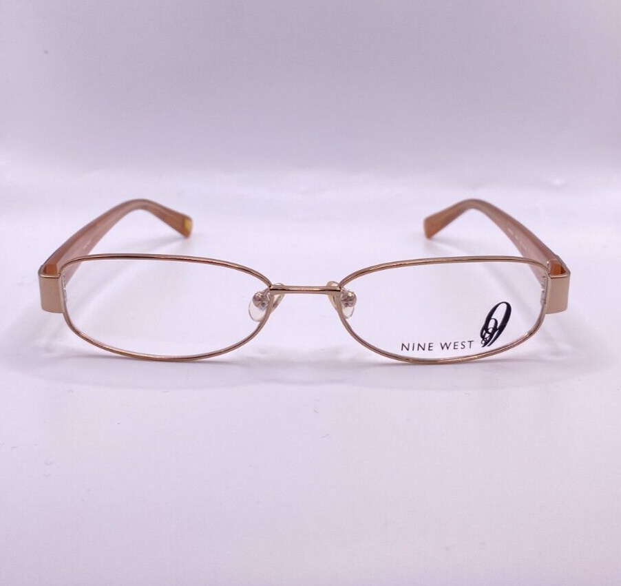 Nine West NW9336 PY6 Gold Metal Optical Eyeglasses Frame 53-16-135 Nine West NW9336 PY6 Gold Metal Optical Eyeglasses Frame 53-16-135