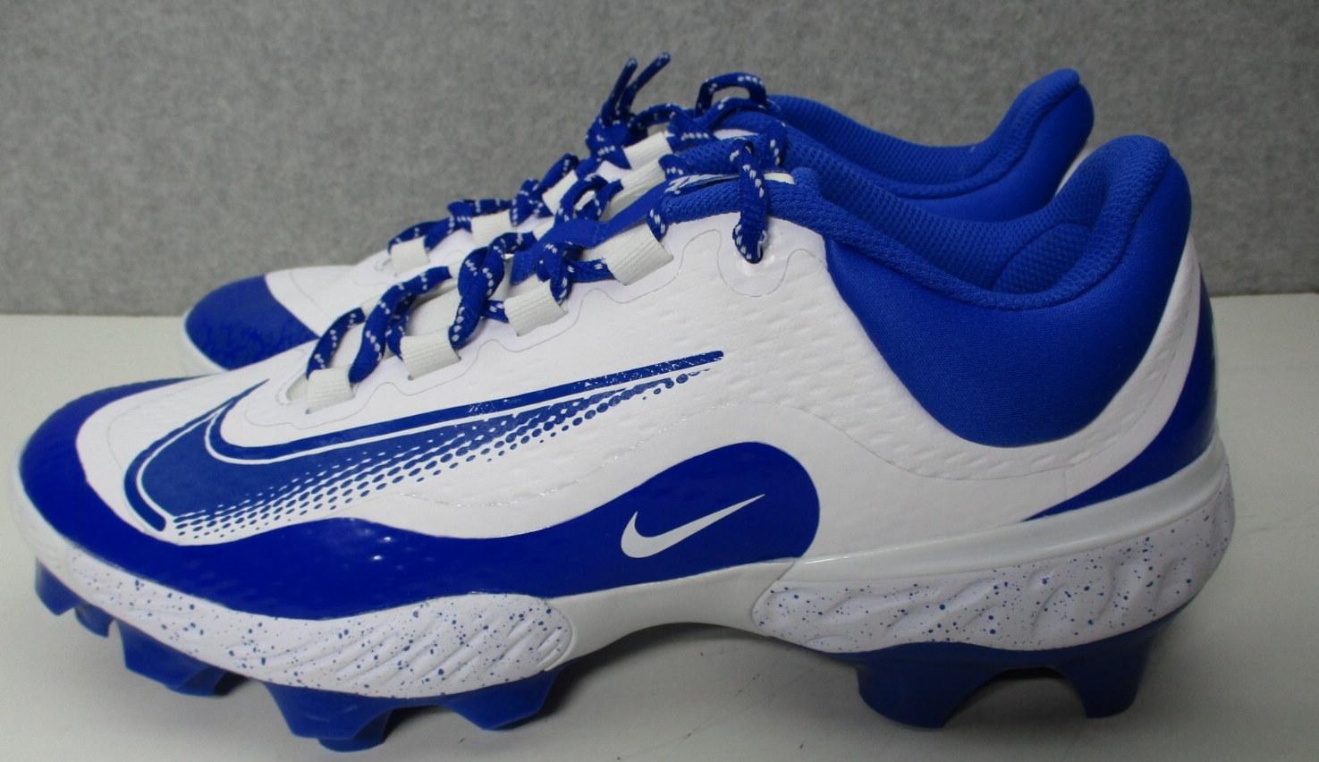Nike Alpha Huarache 4 Elite MCS Blue Baseball Molded Cleats