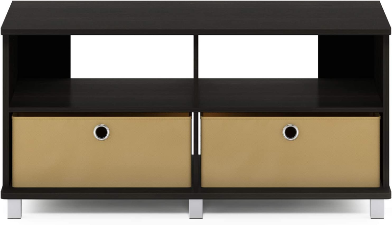 Andrey End Table Set with Bin Drawer Entertainment Center with 2 Bin Drawers