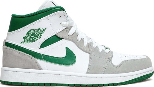 [DC7294-103] Мужские кроссовки Air Jordan Retro 1 Mid SE Серо-зеленые