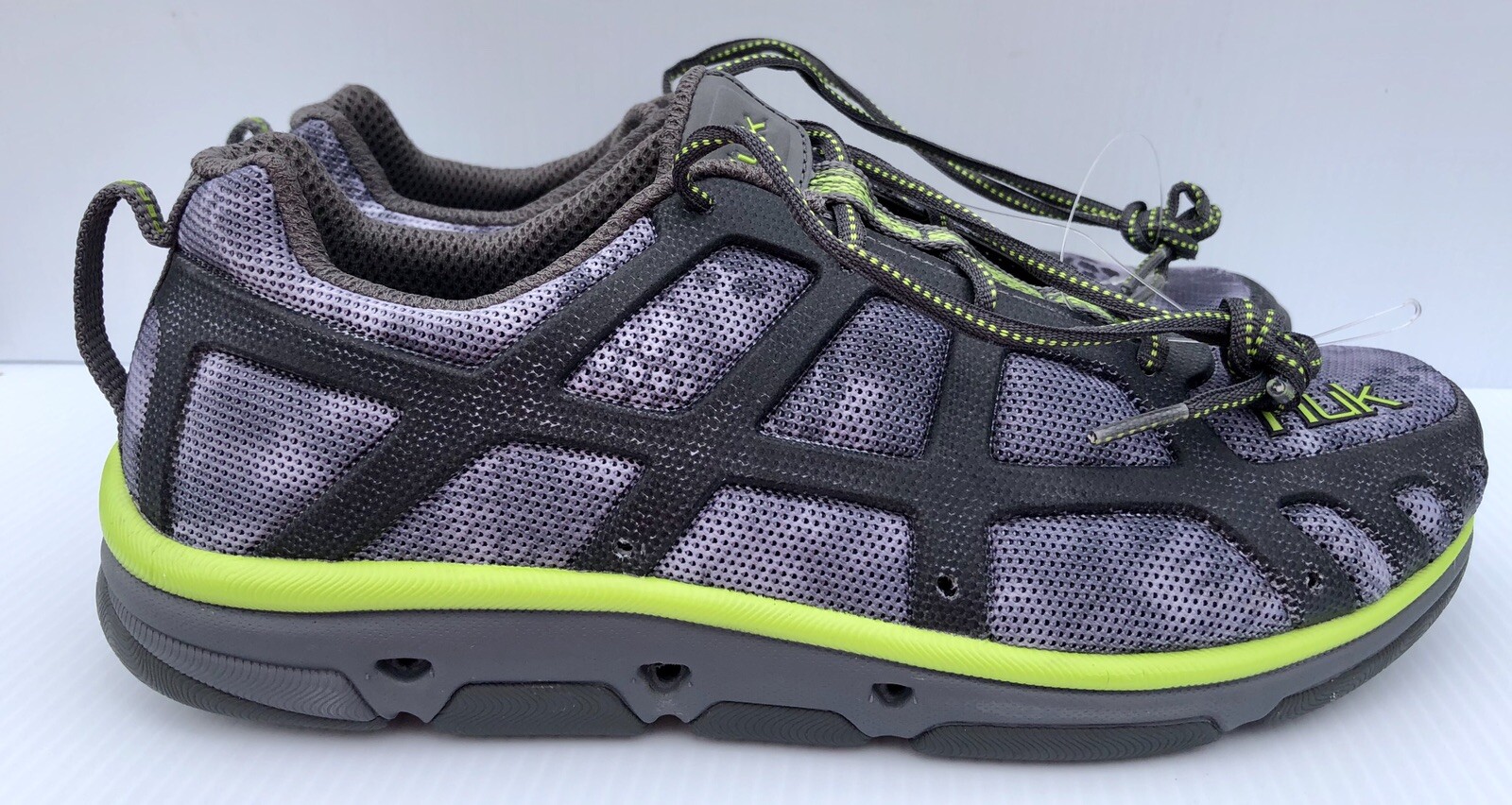 HUK Performance Attack Shoe Fishing Boating Sneaker Size 10 Green MSRP $84.99
