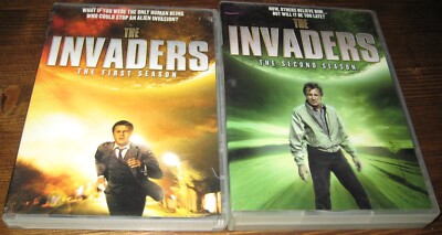 The Invaders First + Second Seasons Complete Series DVD 12-Disc Set USA R1 1967