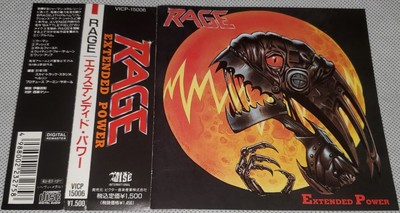 Rage-Extended Power CD Japan press used EP w/OBI VICP-15006 1991