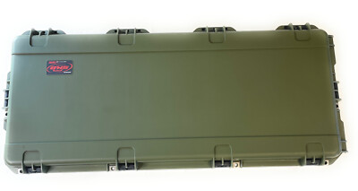 SKB Cases iSeries 4217 Double Bow Short Rifle Case, Olive Drab, 3I-4217-DB-M