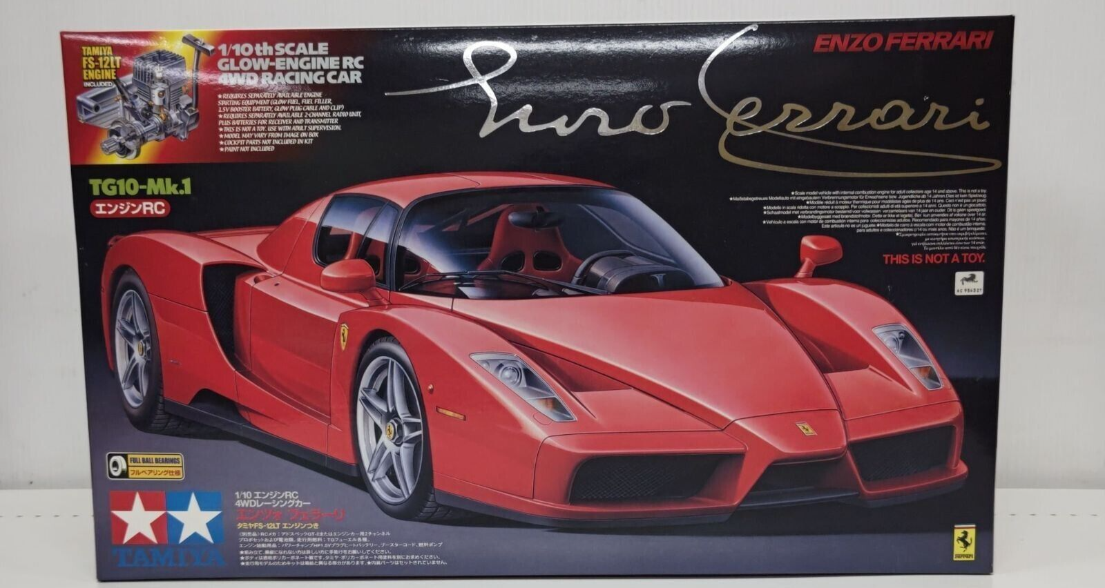 Tamiya 1/10 #58302 RC 4WD ENZO FERRARI TT-01 Chassis