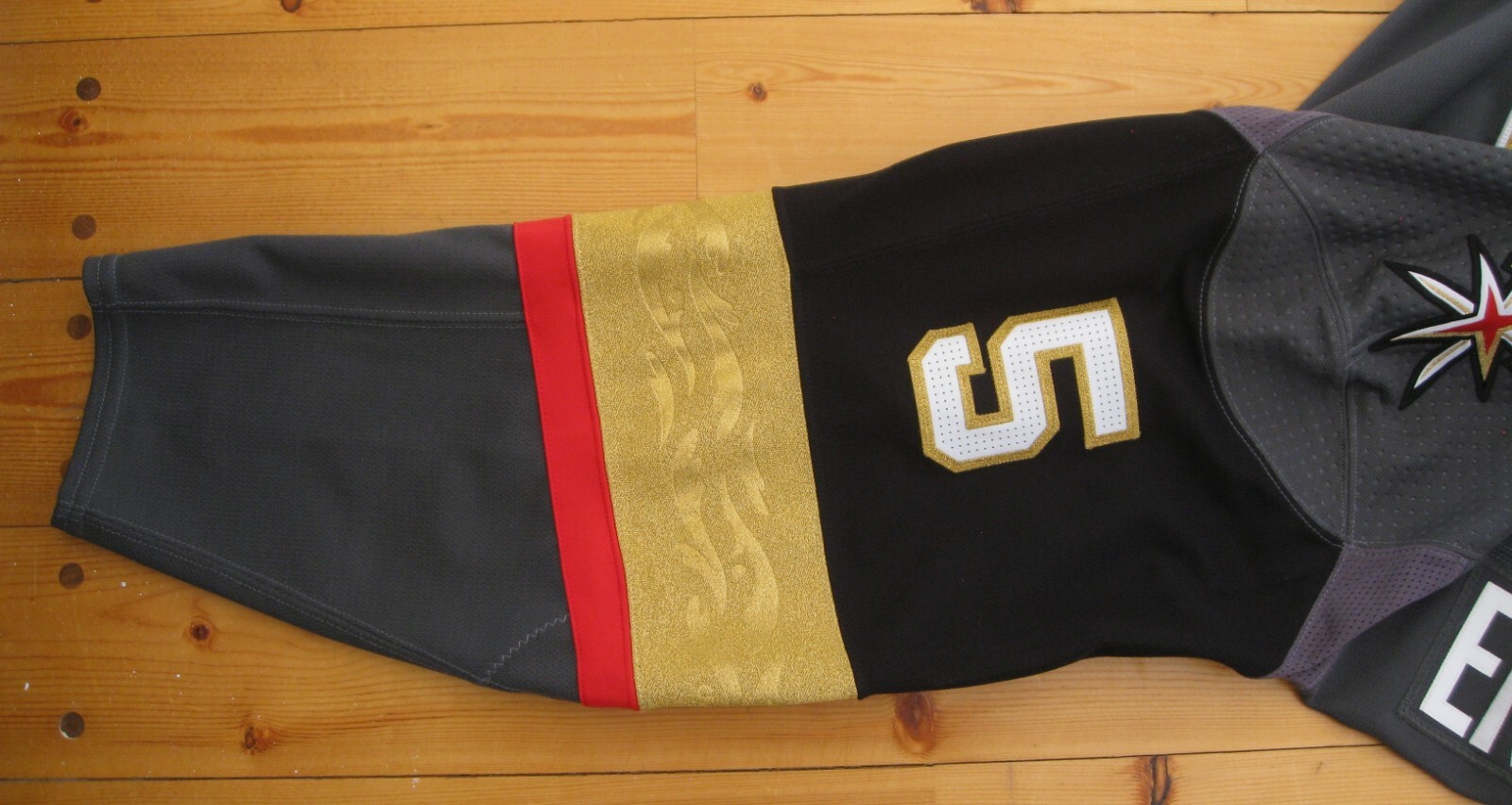 Vegas Golden Knights 2017-18 Stanley Cup Finals Deryk Engelland Game Worn Jersey