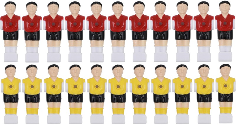 Kickerfiguren Tischkicker Figuren Set 22 StÃ¼Ck Passend FÃ¼R 15,9mm Stangen