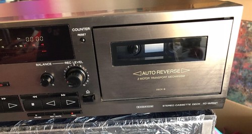 Sony TC-WR521 Dual Double Cassette Player Recorder For Repair/parts Needs Belts
